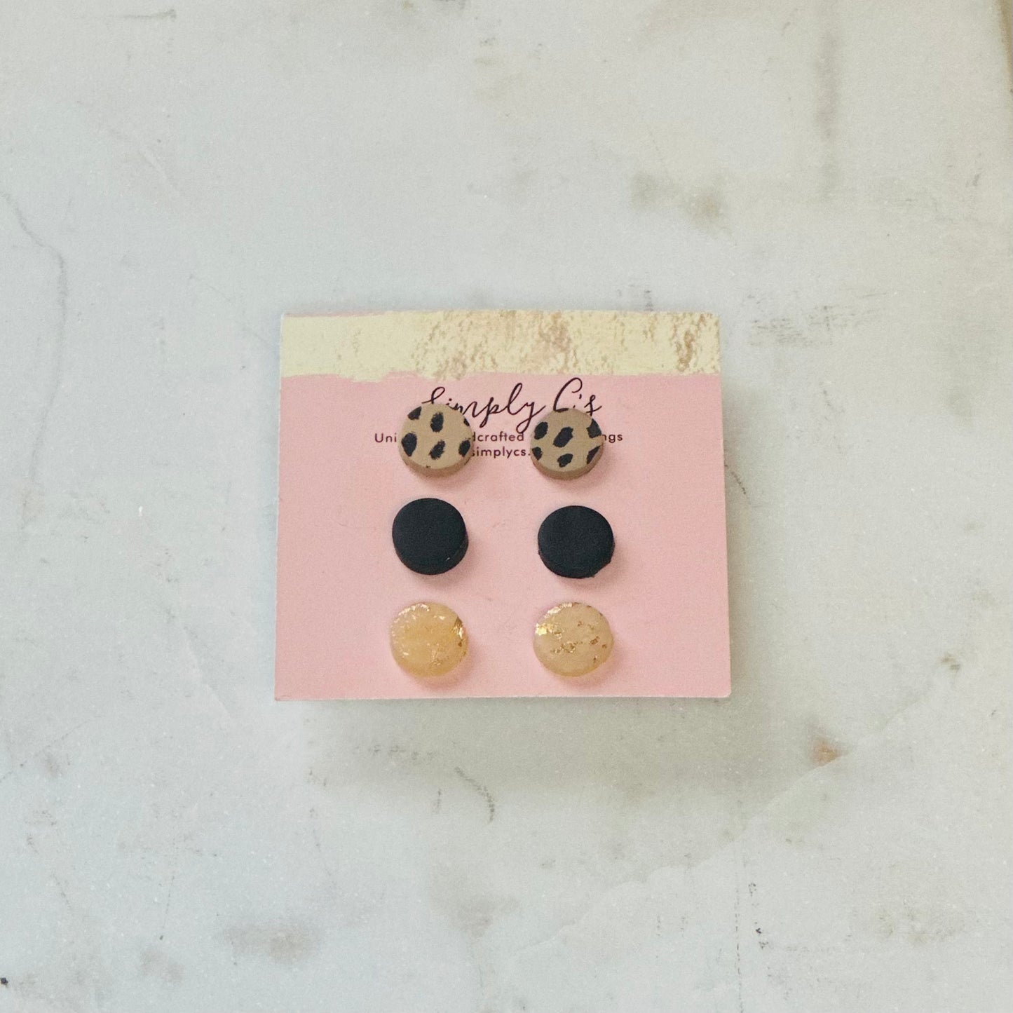 Dot & Gold Stud Pack