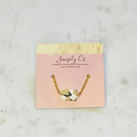 Cheetah Iowa Neckalce