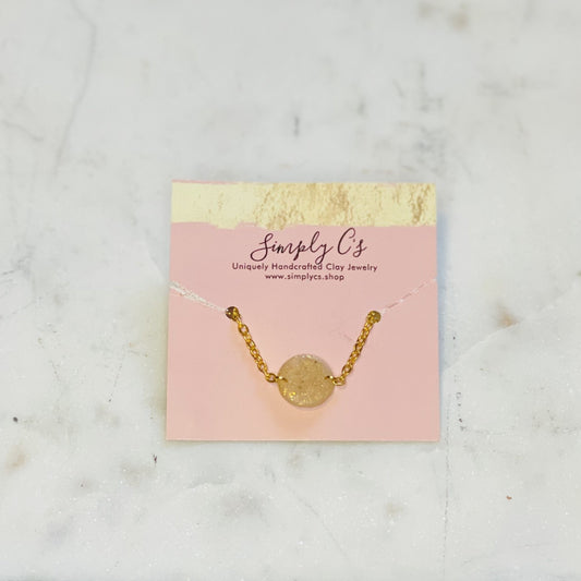 Gold Circle Necklace